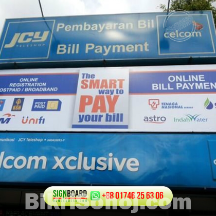 Acrylic letter signboard for Shopping Mall.